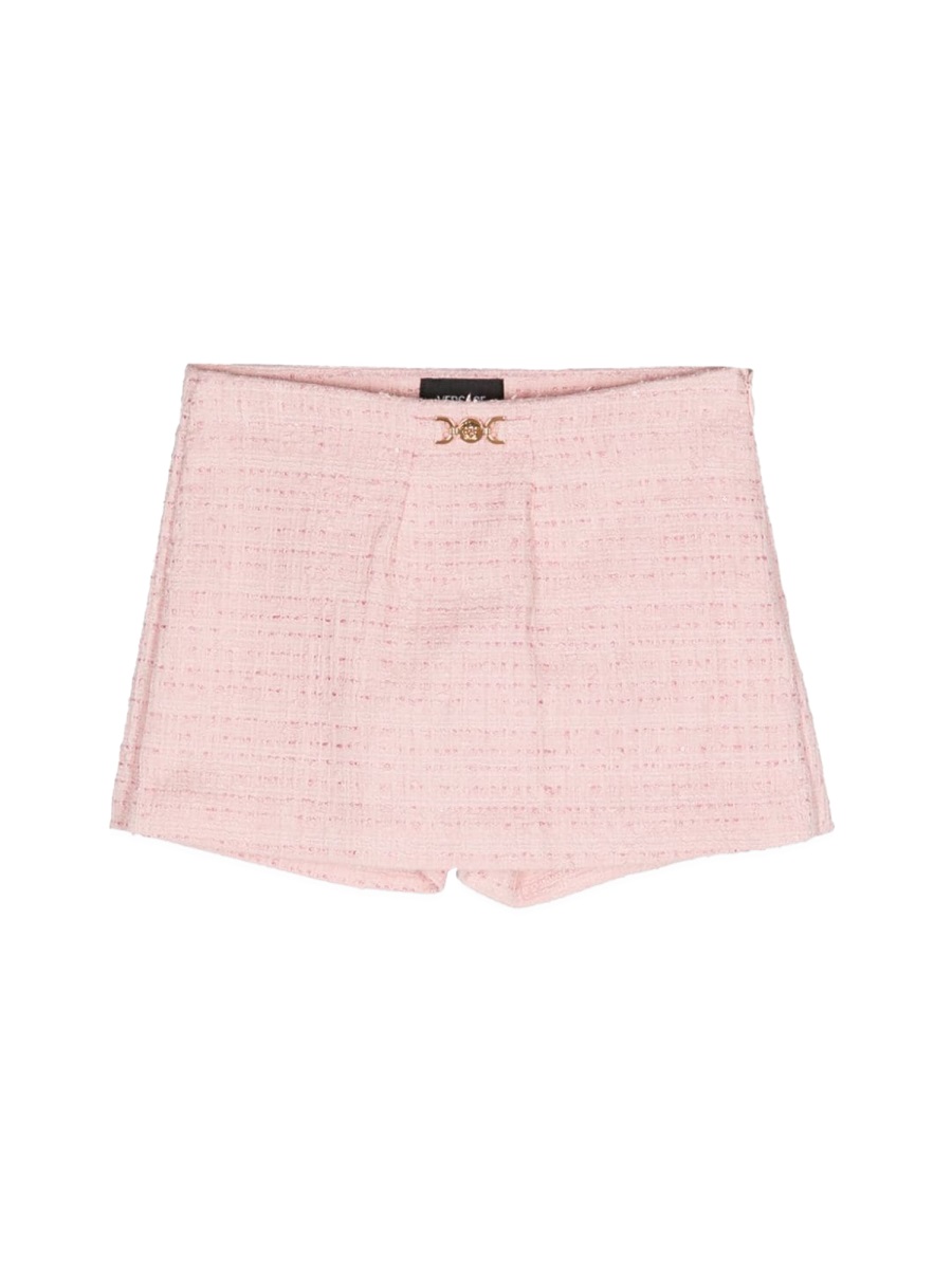 Versace skirt cotton mix tweed Roze