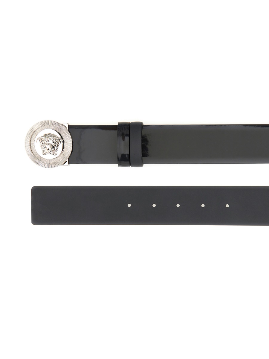 Versace REVERSIBLE BELT "THE JELLYFISH" Zwart