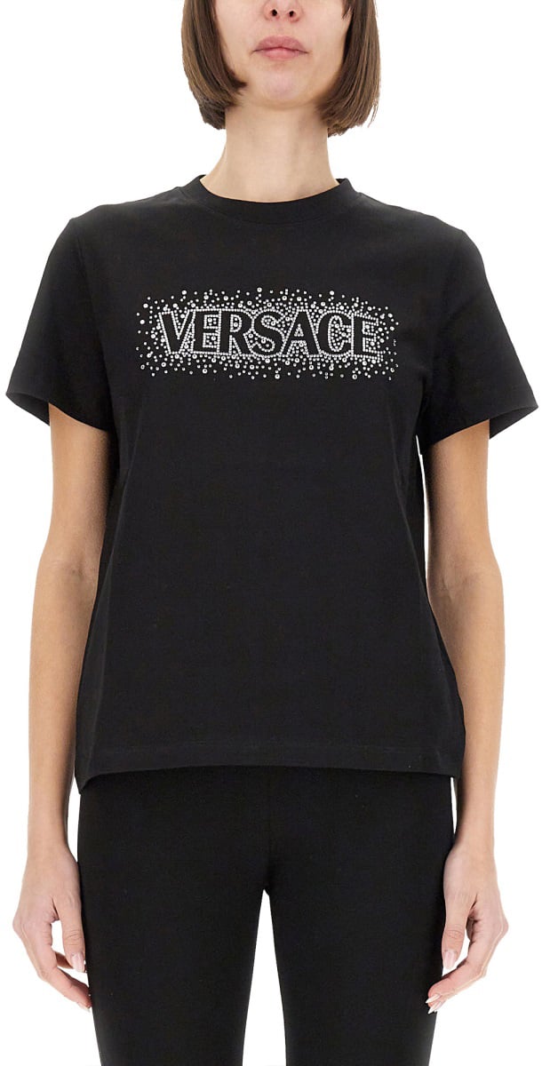 Versace "STARRY SKY" T-SHIRT Zwart