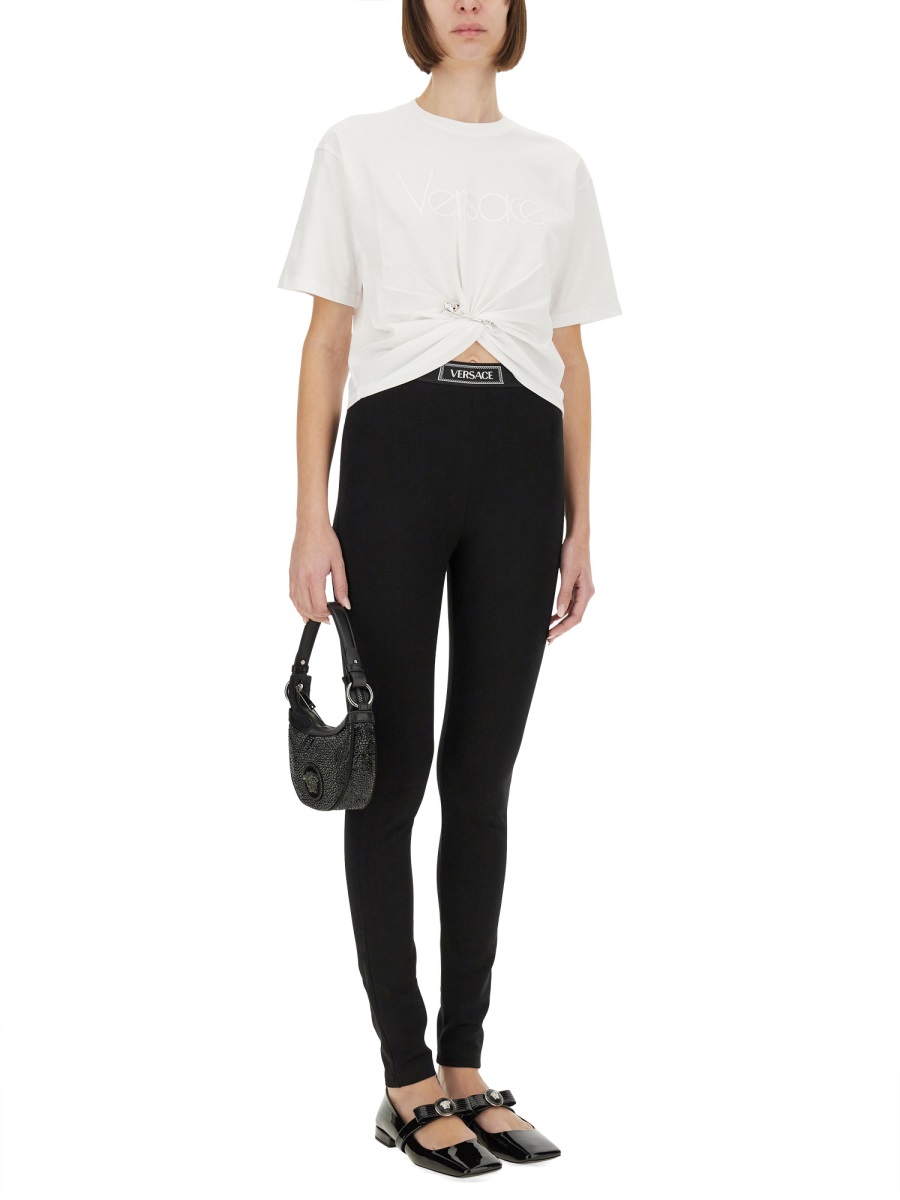 Versace "1978 RE-EDITION SAFETY PIN" T-SHIRT Wit