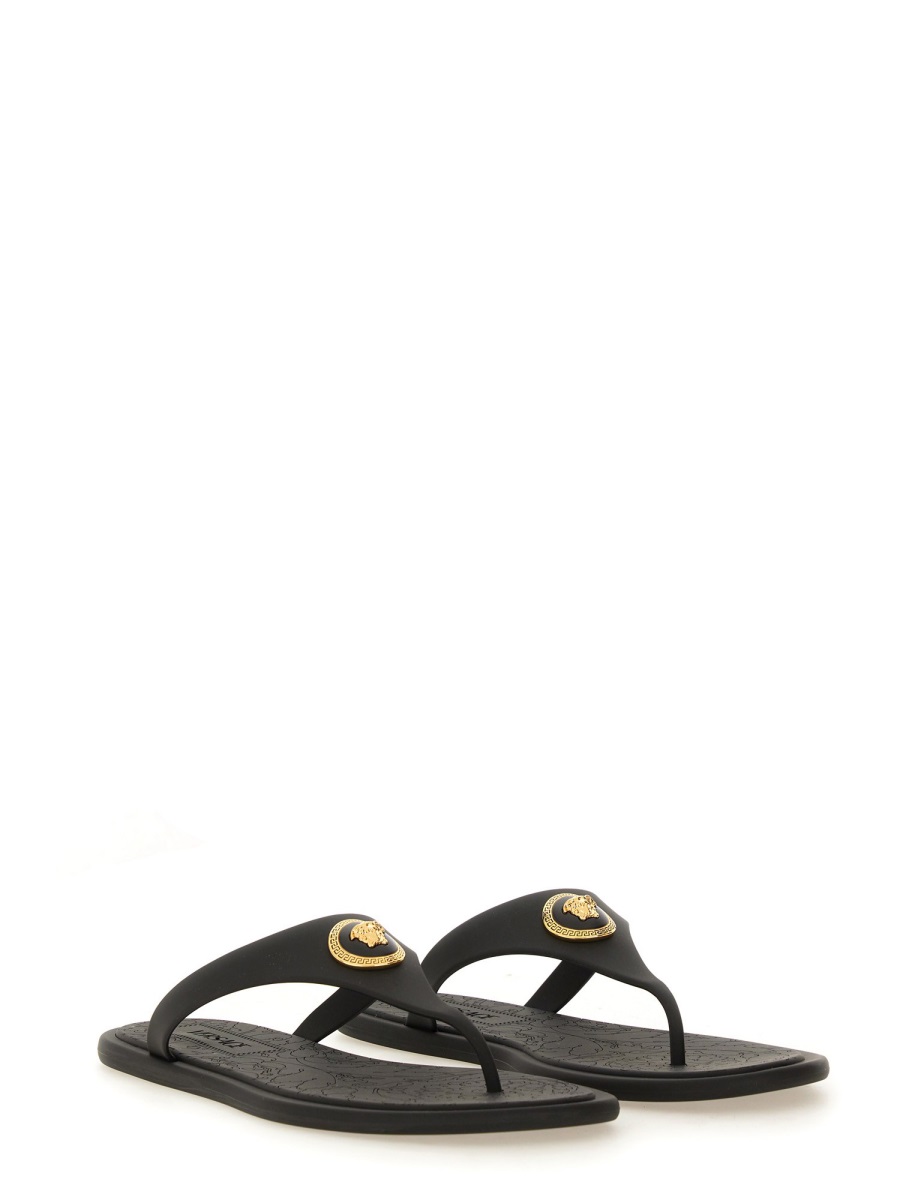 Versace THONG SANDAL "ALIA" Zwart