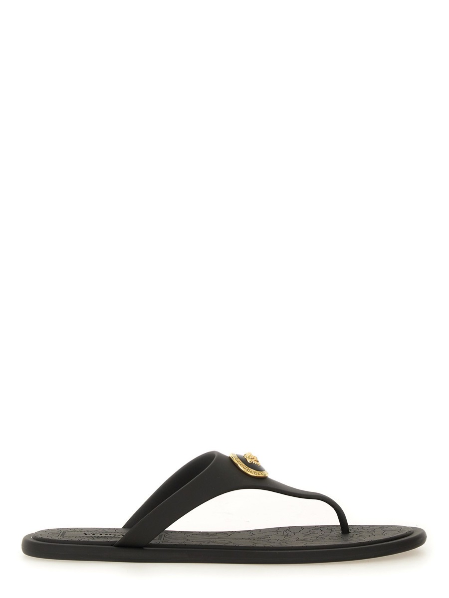 Versace THONG SANDAL "ALIA" Zwart
