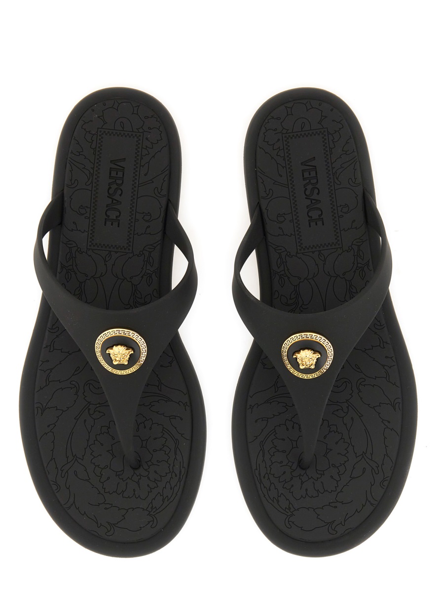 Versace THONG SANDAL "ALIA" Zwart