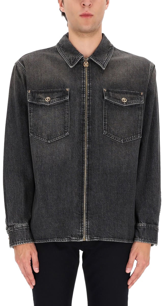 Versace DENIM JACKET Zwart