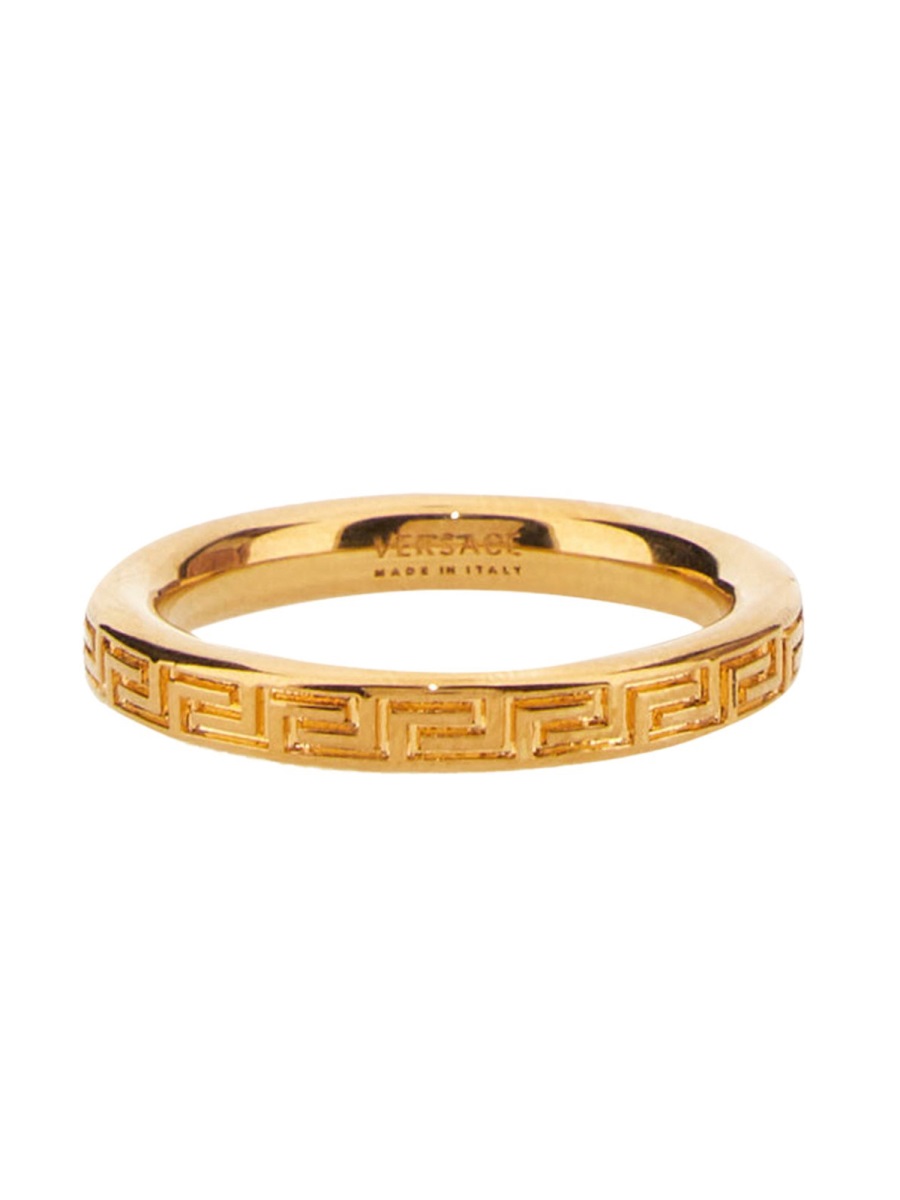 Versace ANELLO CON CHIAVE GRECA INCISA Goud