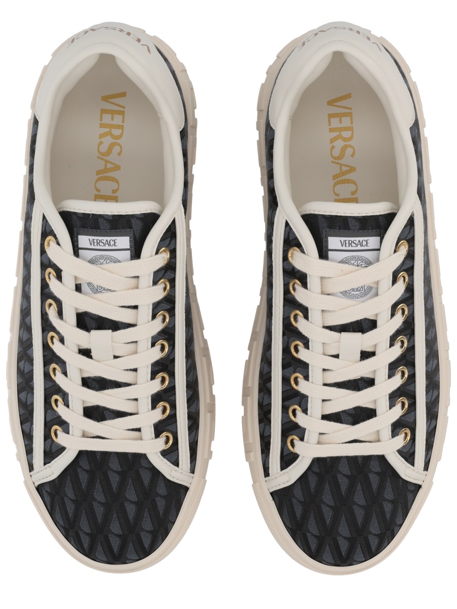 Versace "GRECA JACQUARD" SNEAKER Zwart
