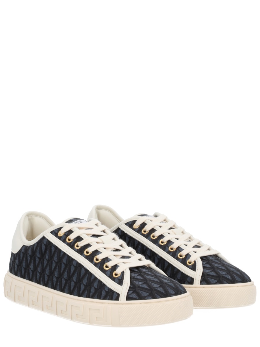 Versace "GRECA JACQUARD" SNEAKER Zwart