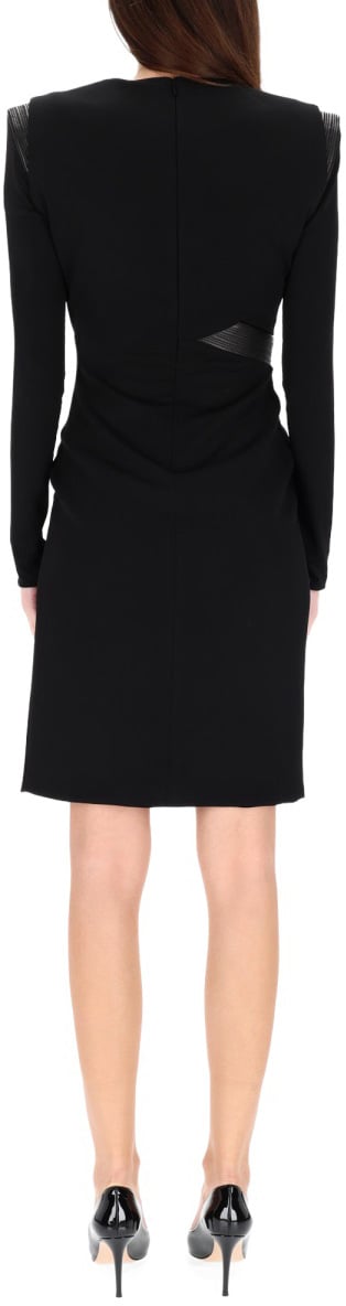 Versace V-NECK MINI DRESS Zwart