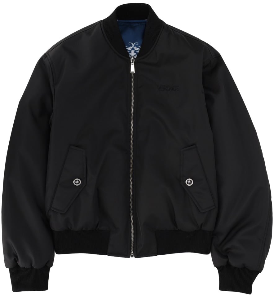 Versace REVERSIBLE BOMBER JACKET Zwart