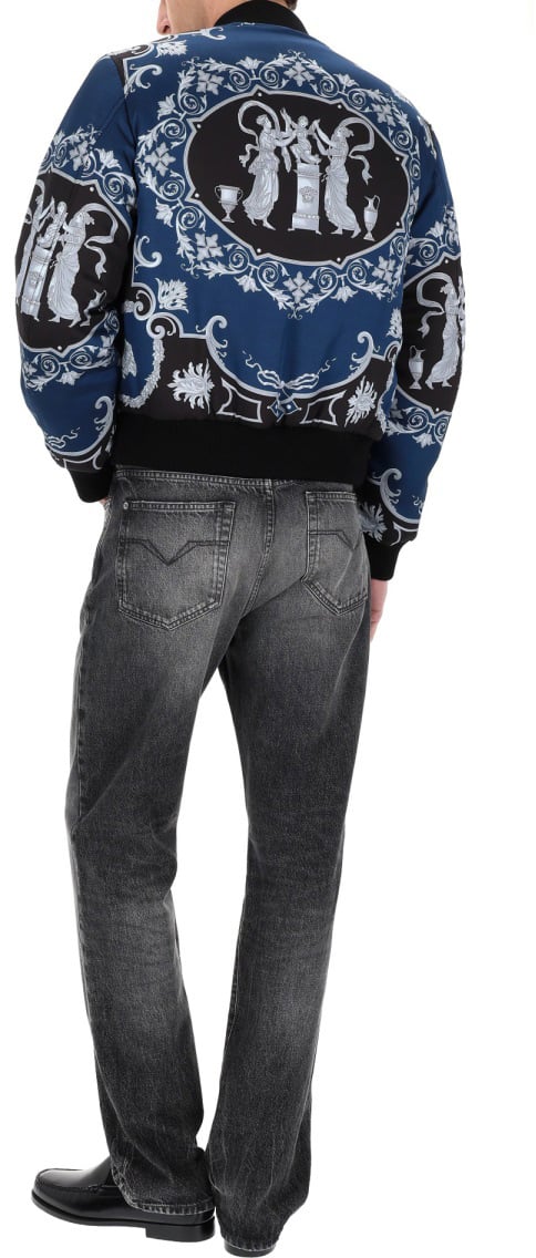 Versace REVERSIBLE BOMBER JACKET Zwart