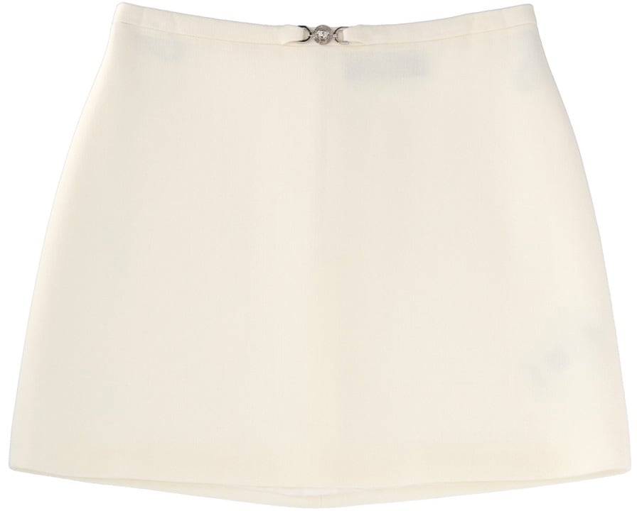 Versace VIRGIN WOOL MINISKIRT Wit