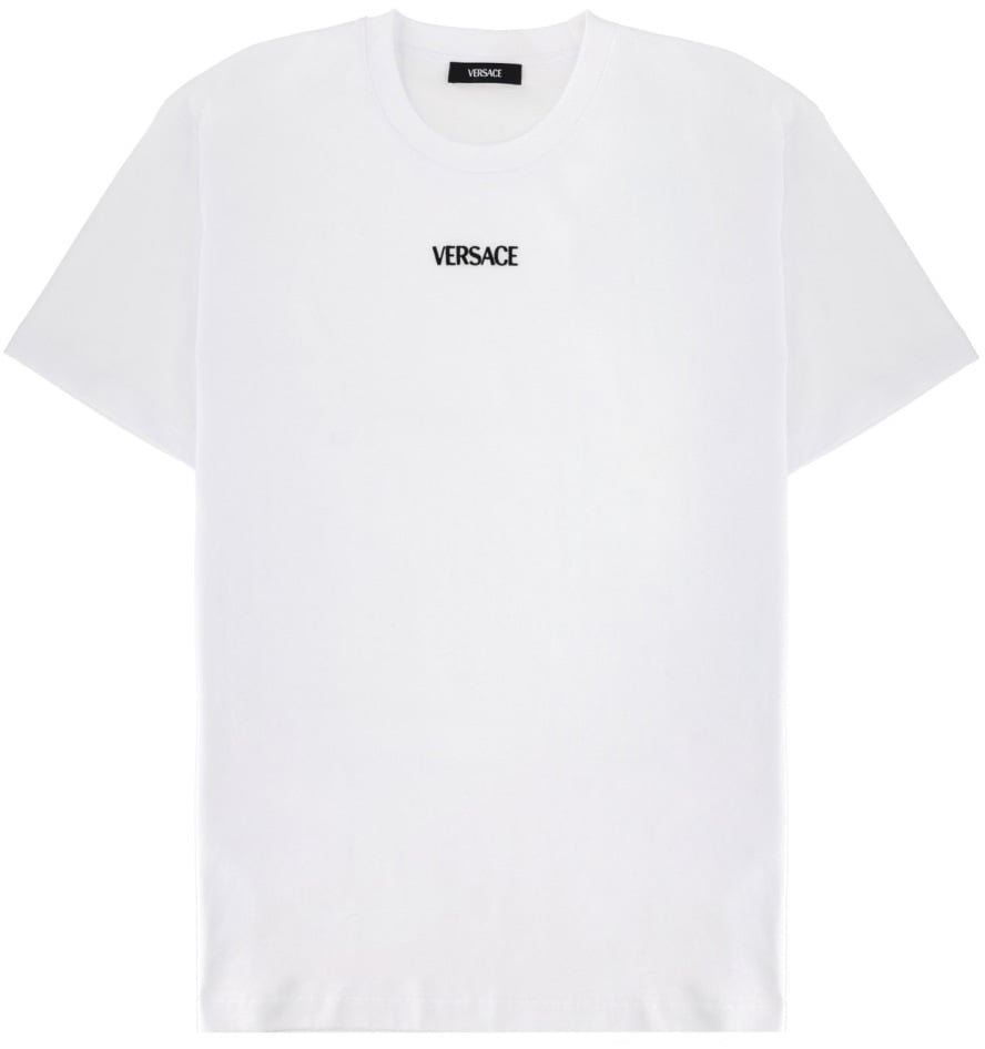 Versace T-SHIRT WITH LOGO Wit