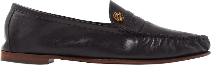 Versace MOCASSINO IN PELLE Zwart