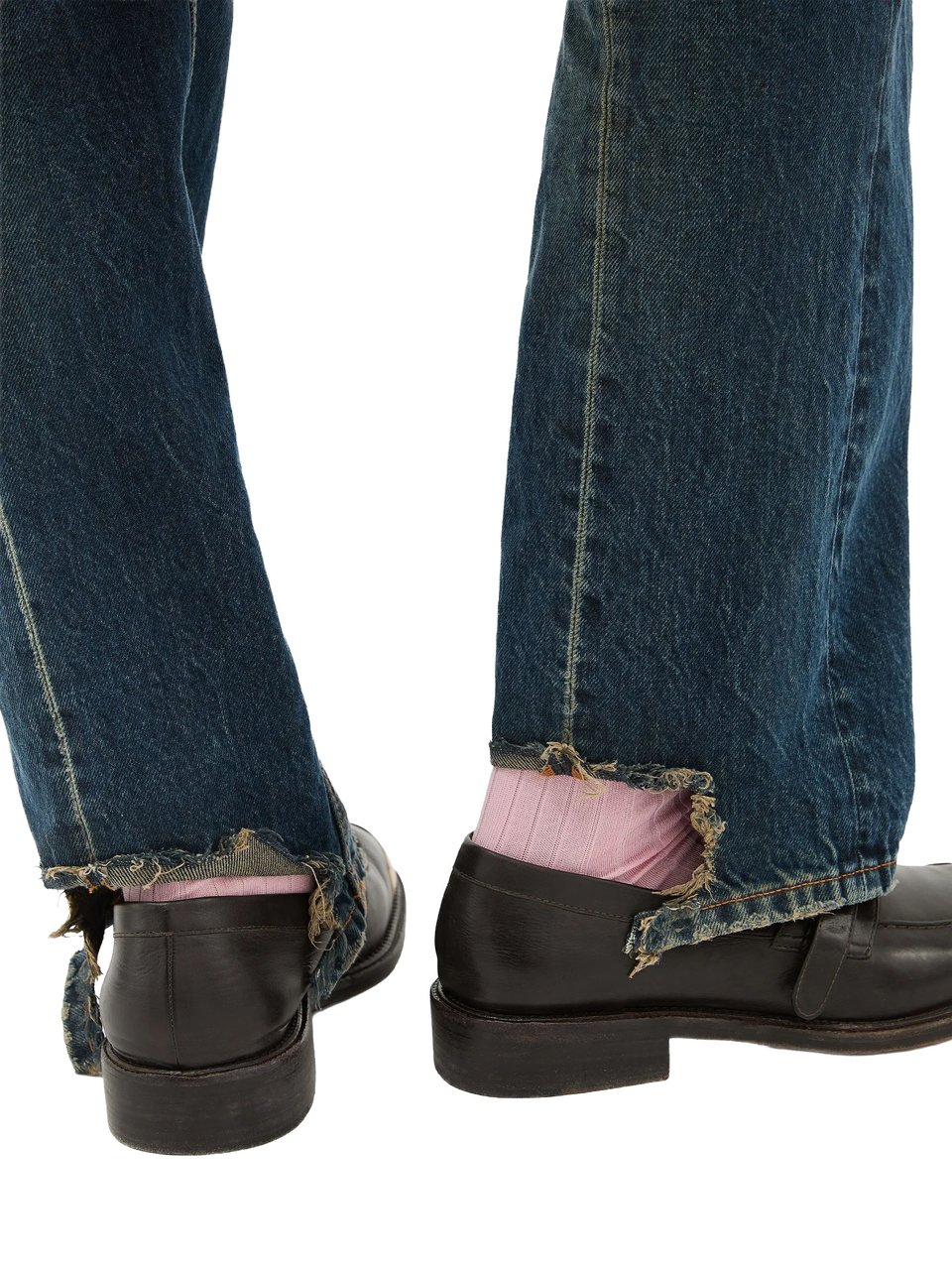 Versace Blue Shibuya Non-Stretch Vintage Denim Jeans Grijs