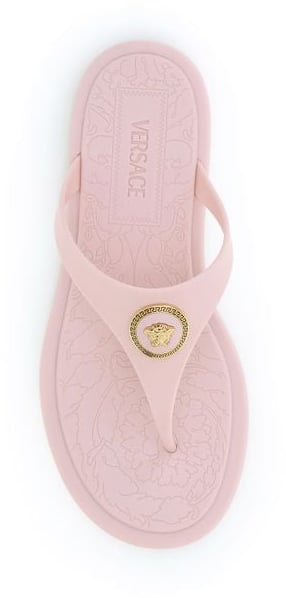 Versace Multicolor Rubber Flip-Flop Sandals Divers