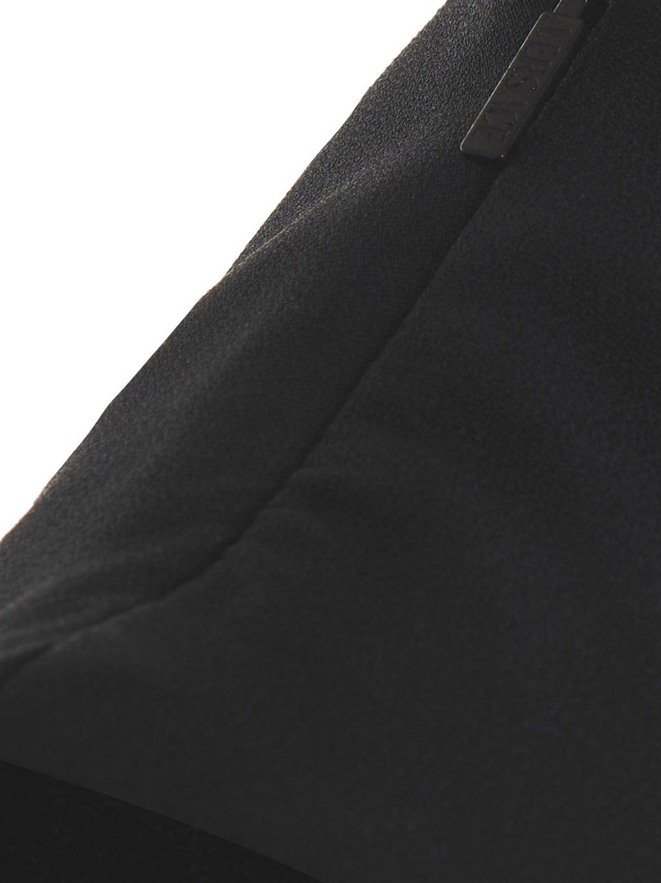 Versace Black Acetate Midi Dress Zwart