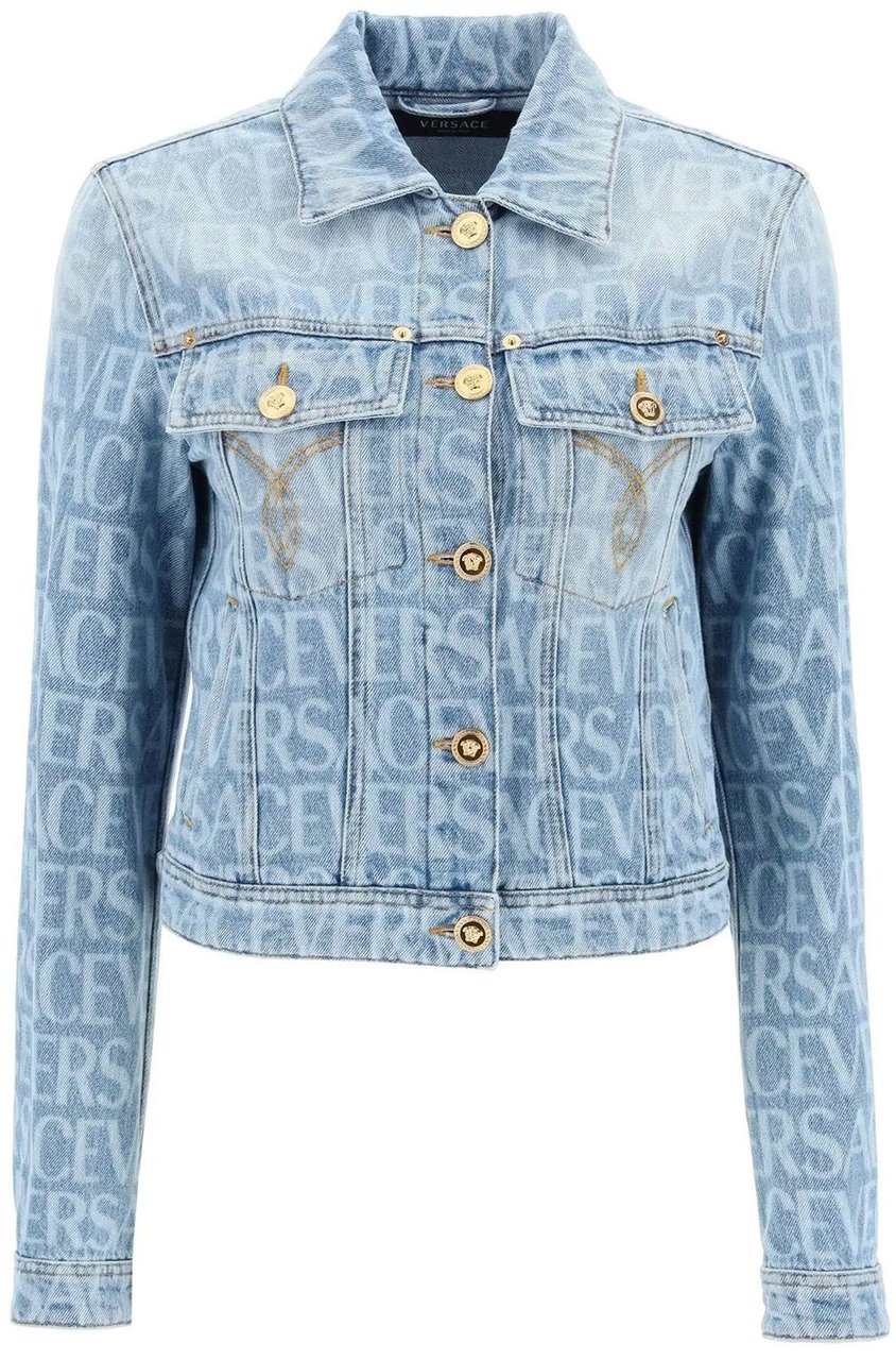 Versace VERSACE Denim Jacket Blauw