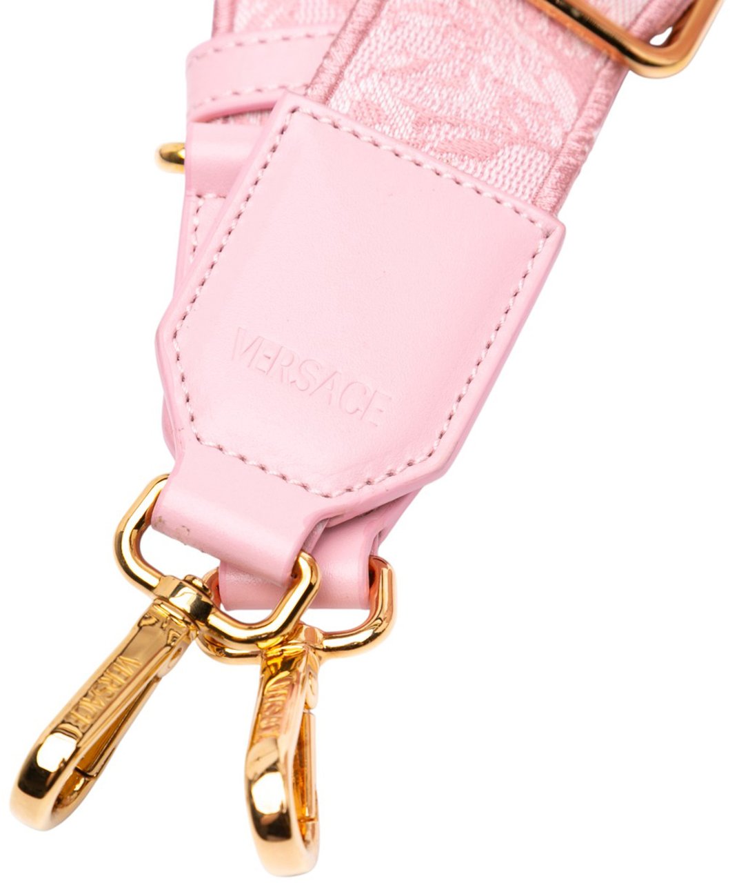 Versace Small Canvas Barocco Athena Tote Roze