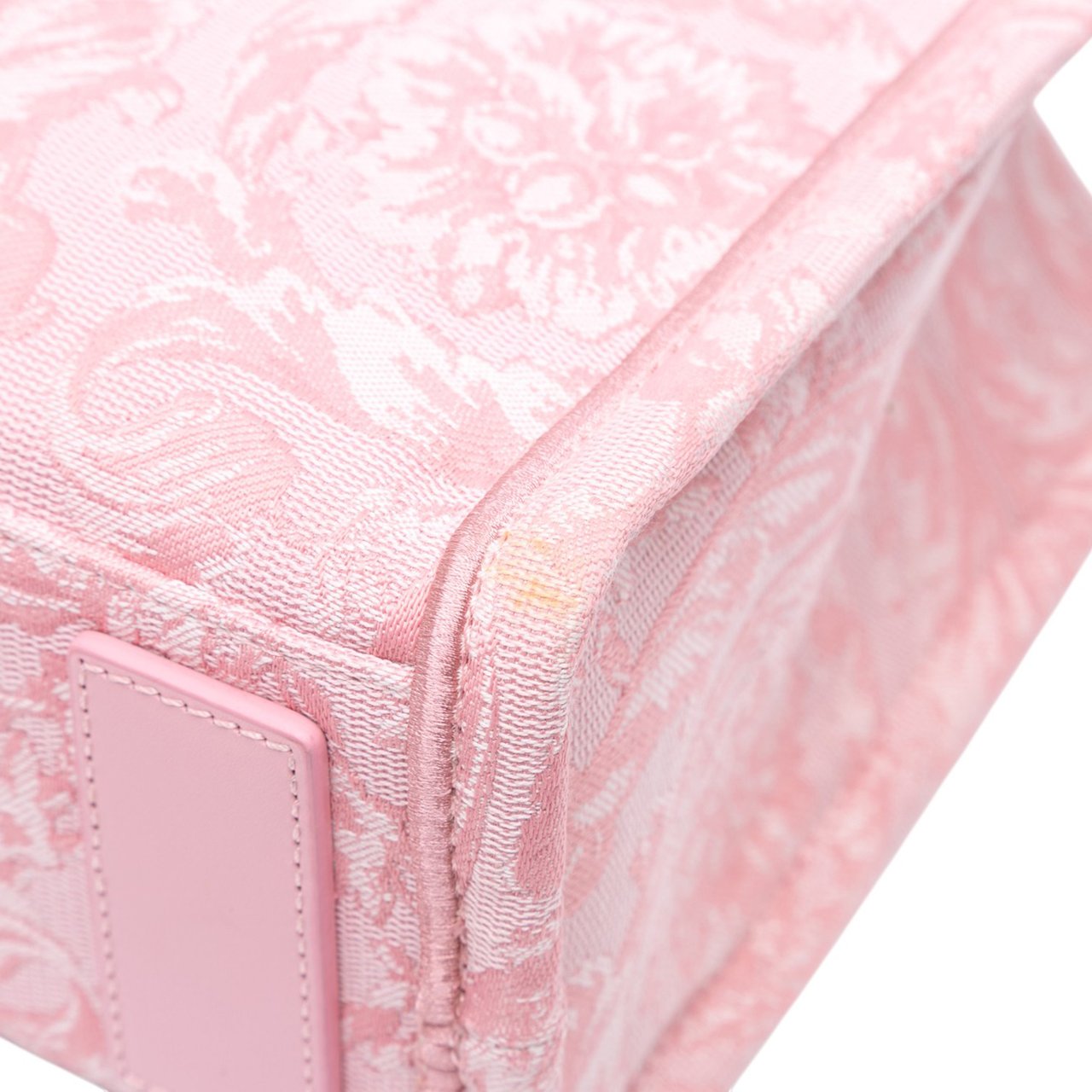 Versace Small Canvas Barocco Athena Tote Roze