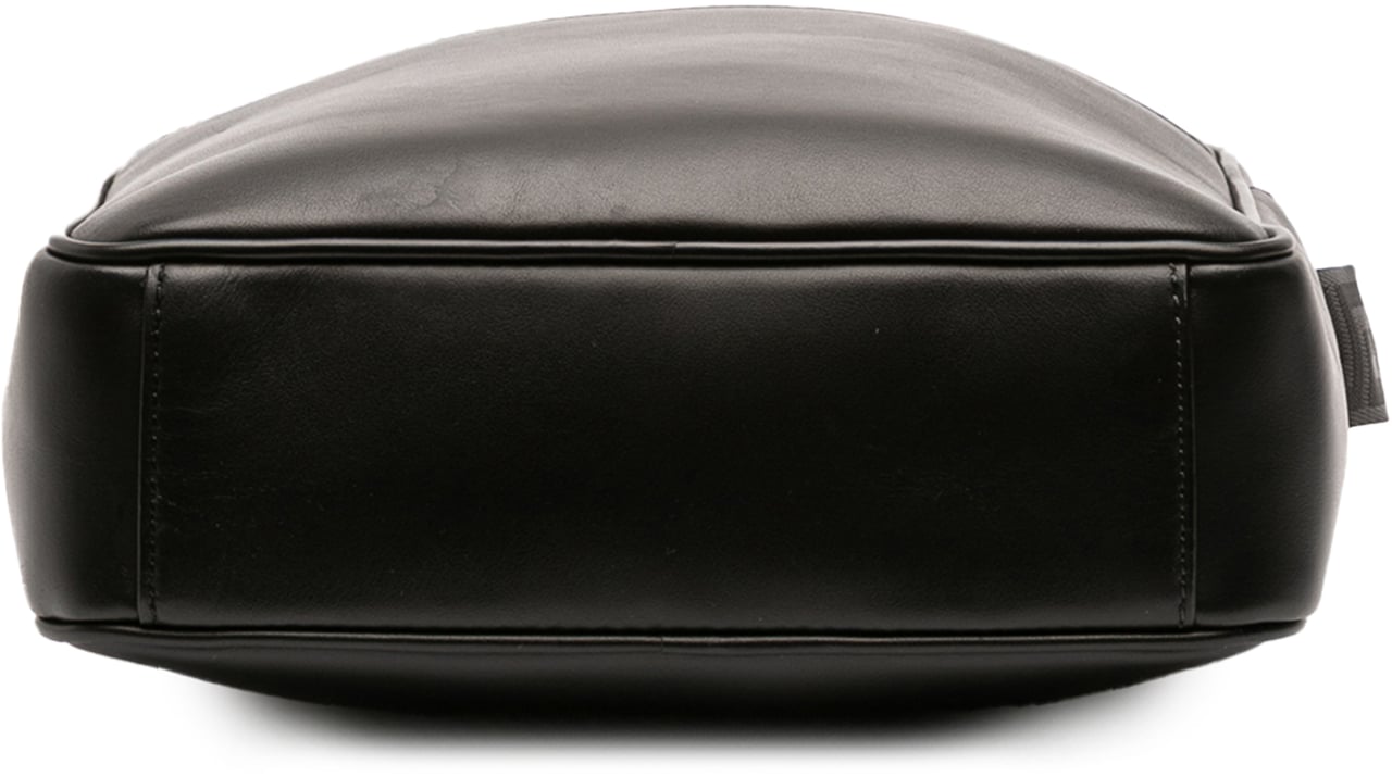 Versace Leather Medusa Crossbody Zwart
