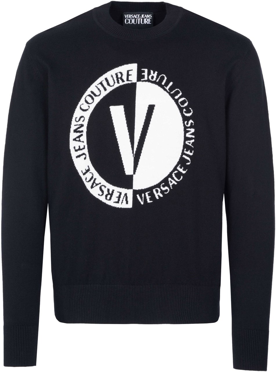 Versace Versace Jeans Couture Pullover schwarz Zwart