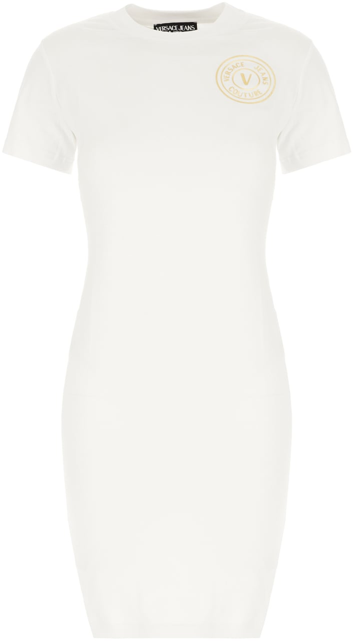 Versace Versace White cotton dress Wit