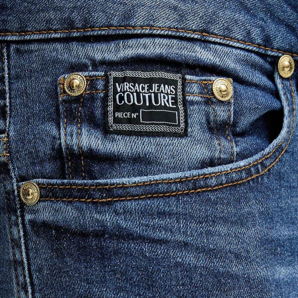 Versace Trousers Blue Blauw