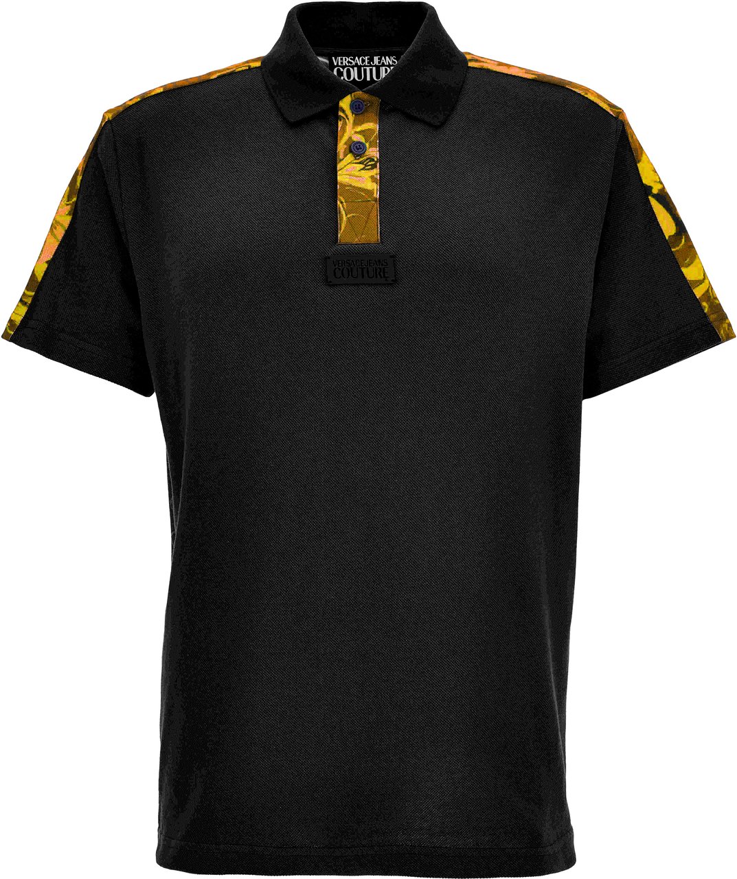 Versace T-Shirts And Polos Black Zwart