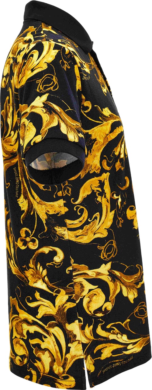 Versace T-Shirts And Polos Black Zwart