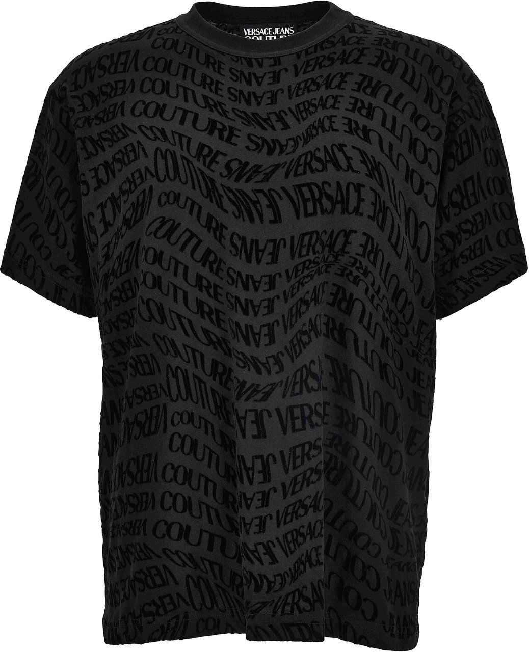 Versace T-Shirts And Polos Black Zwart