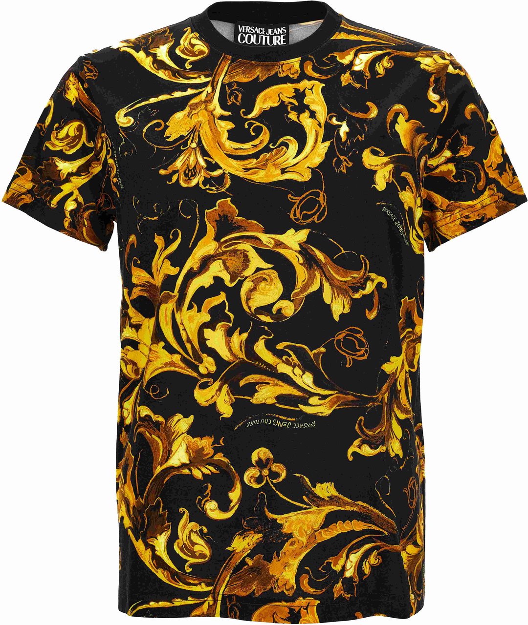 Versace T-Shirts And Polos Black Zwart