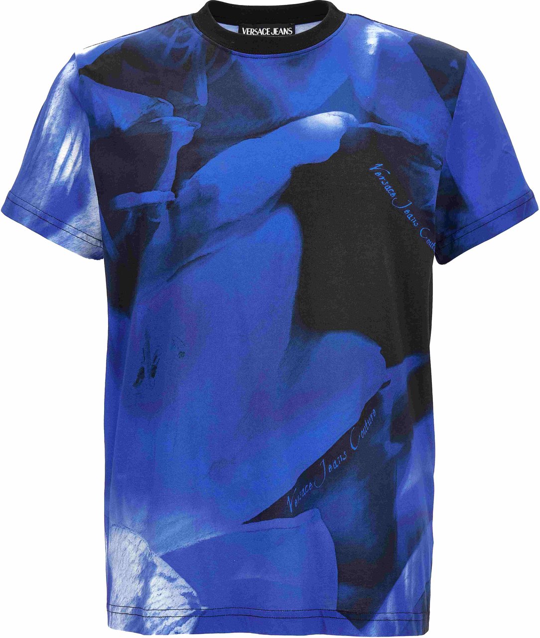 Versace T-Shirts And Polos Blue Blauw