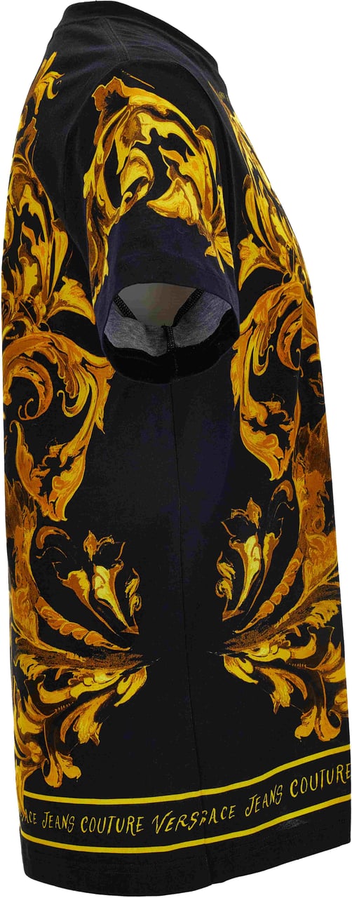 Versace T-Shirts And Polos Black Zwart