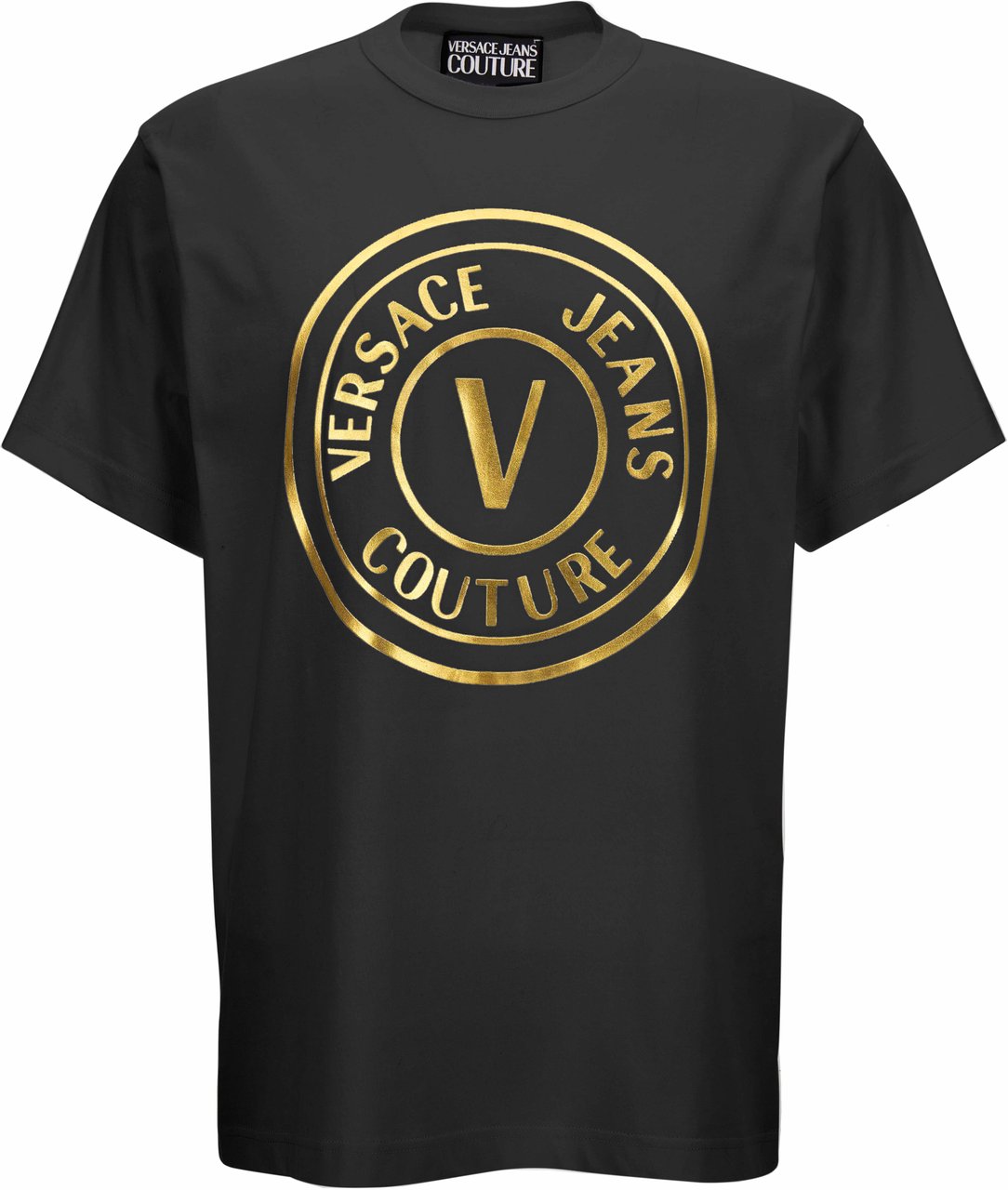 Versace T-Shirts And Polos Black Zwart