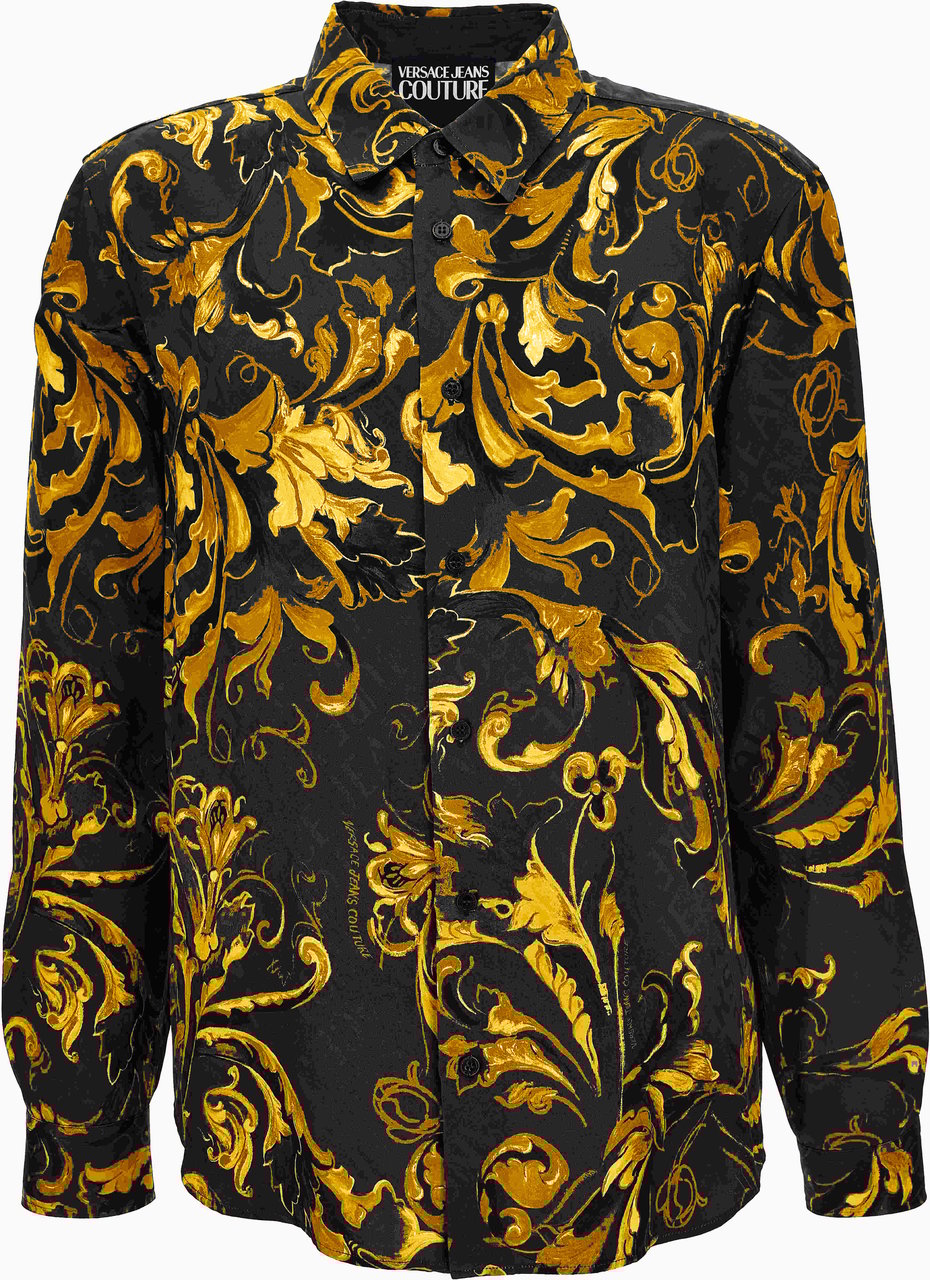 Versace Shirts Black Zwart