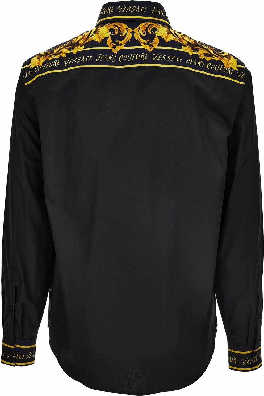 Versace Shirts Black Zwart