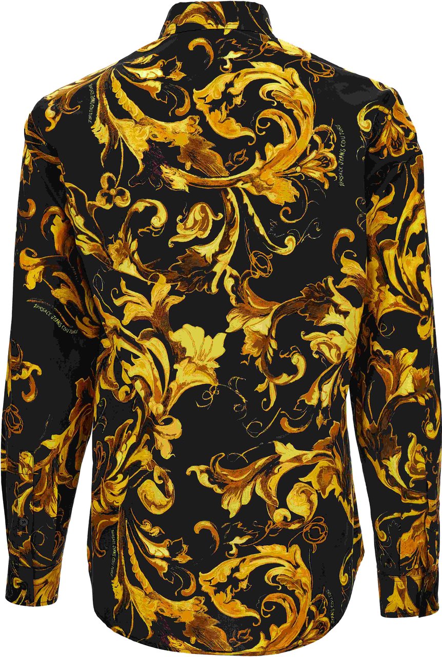 Versace Shirts Black Zwart