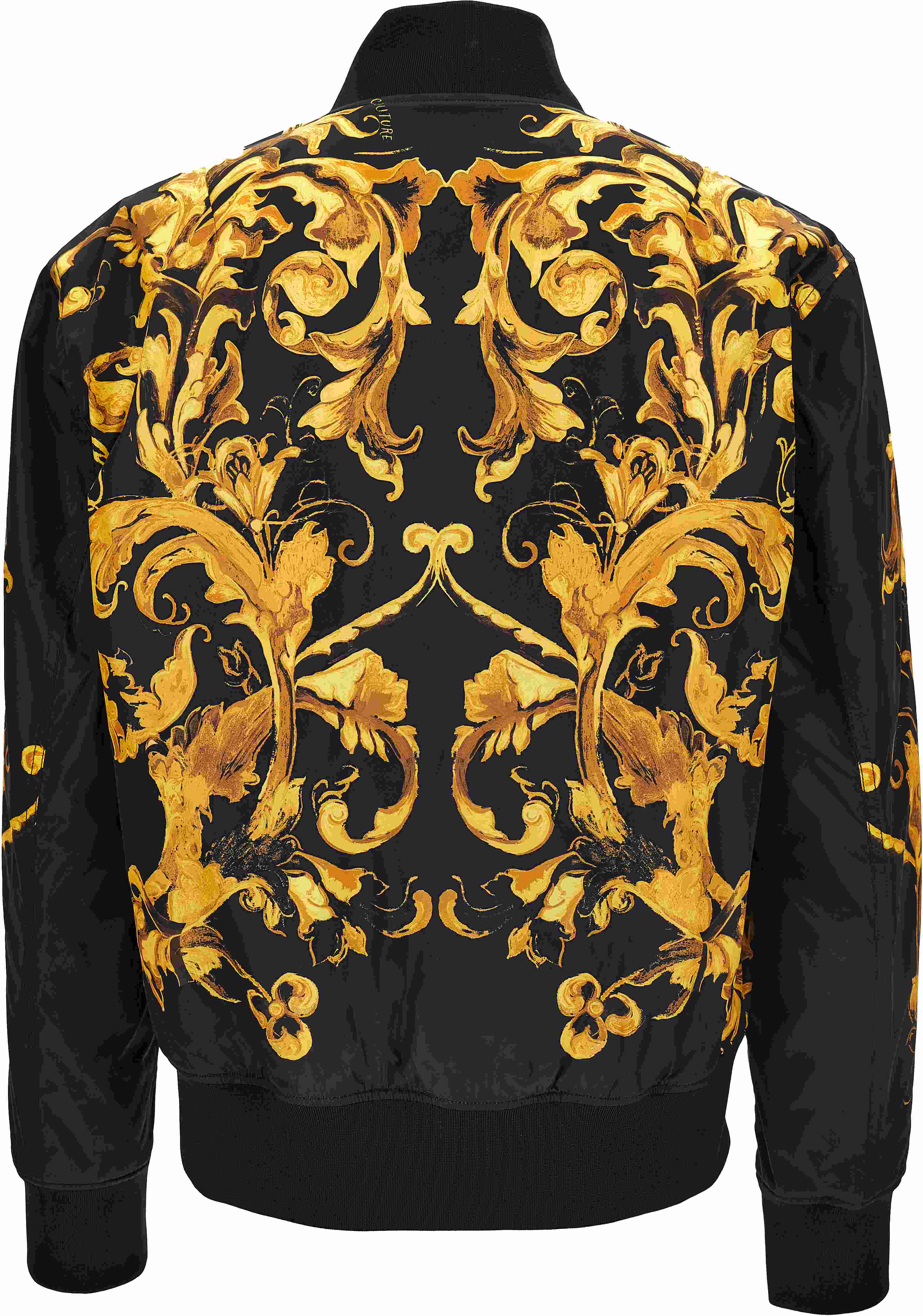 Versace Coats Black Zwart