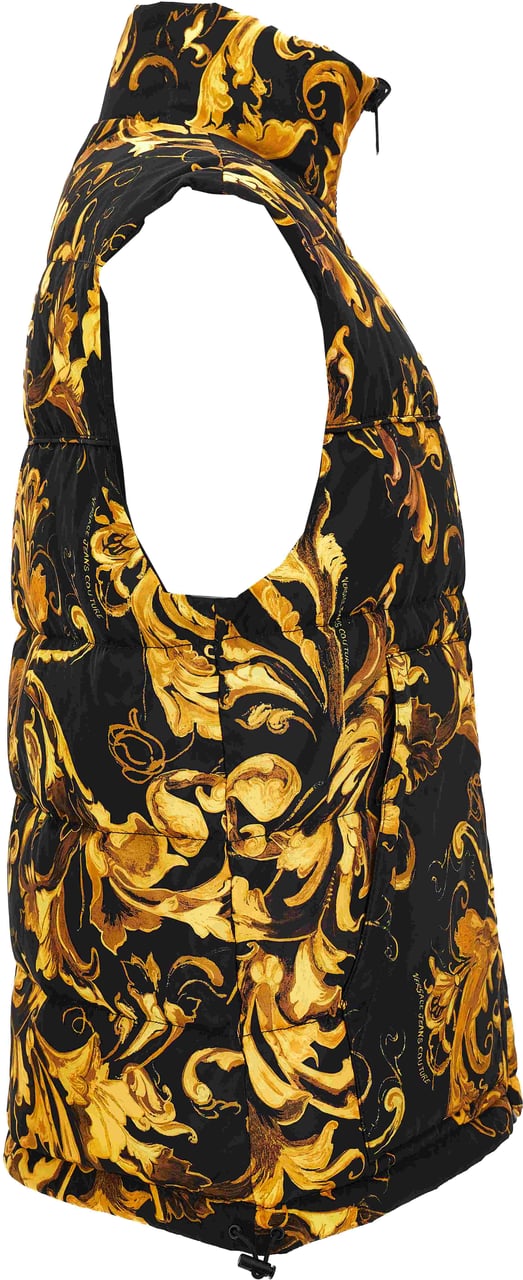 Versace Coats Black Zwart