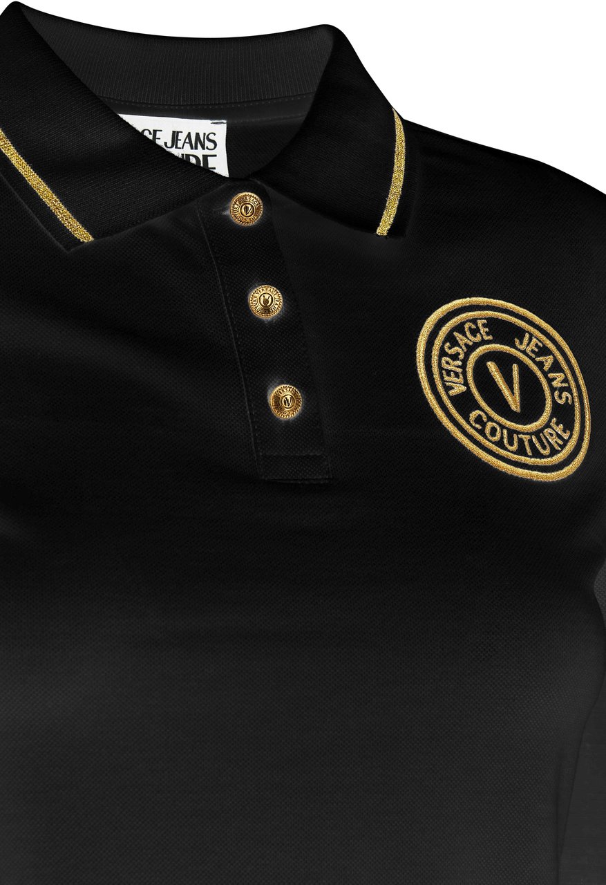 Versace T-Shirts And Polos Black Zwart