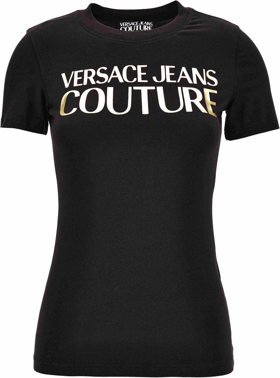 Versace T-Shirts And Polos Black Zwart