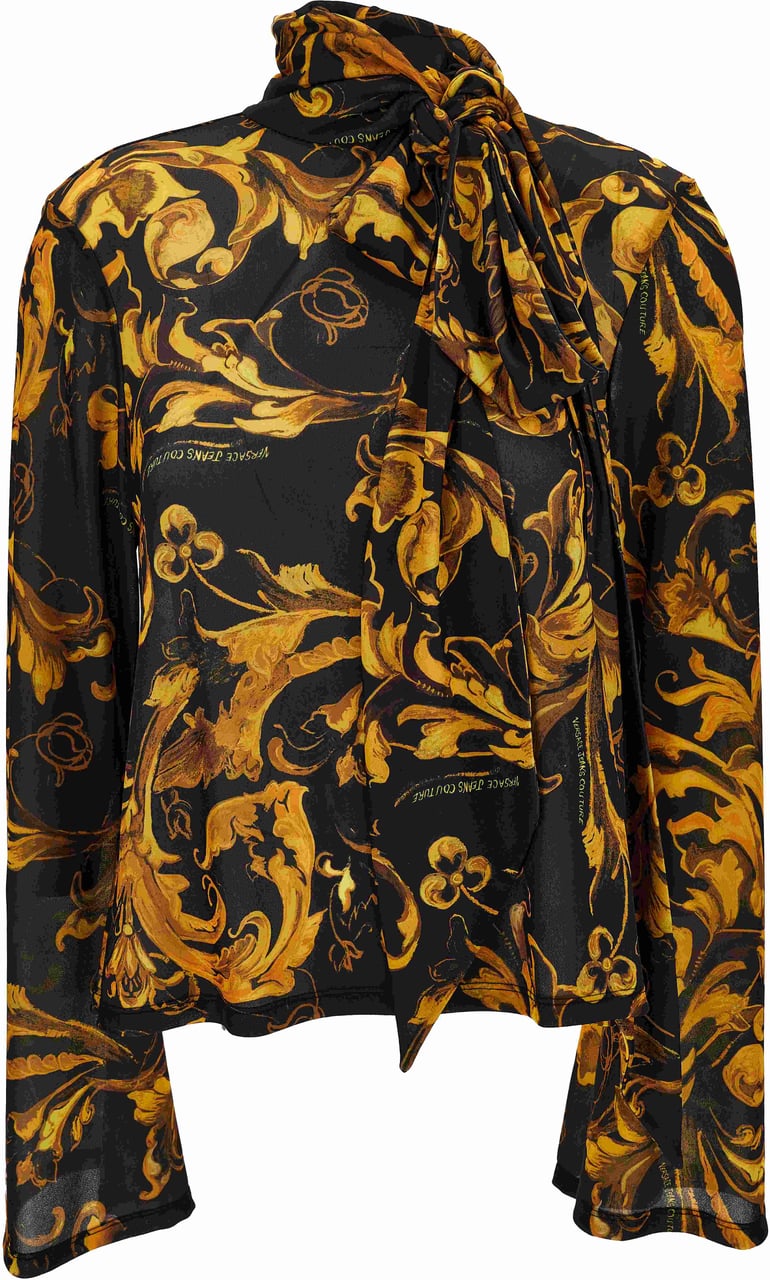 Versace Shirts Black Zwart