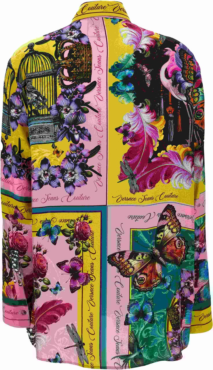 Versace Shirts Pink Roze