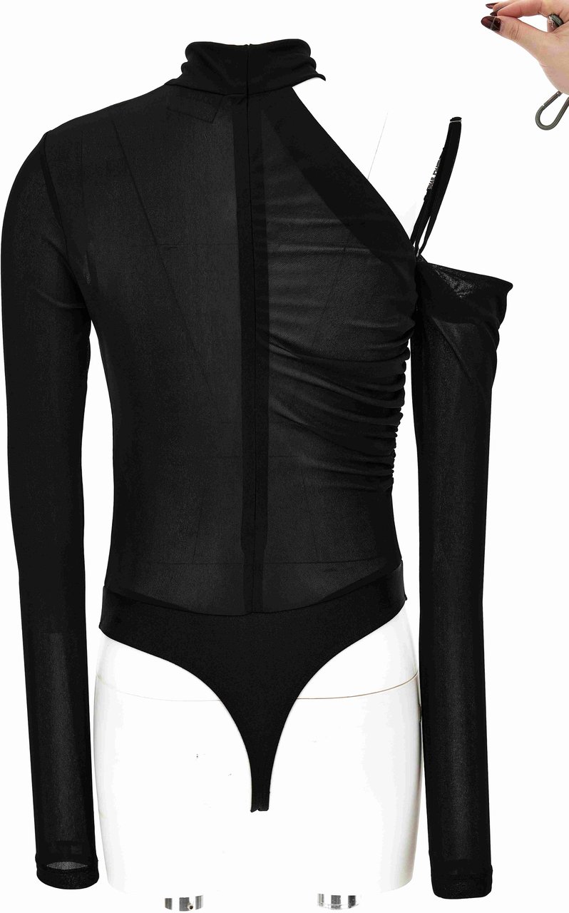 Versace Top Black Zwart