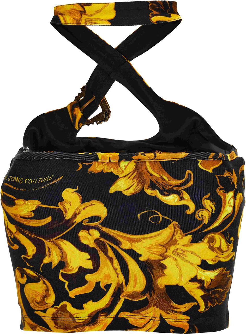 Versace Top Black Zwart