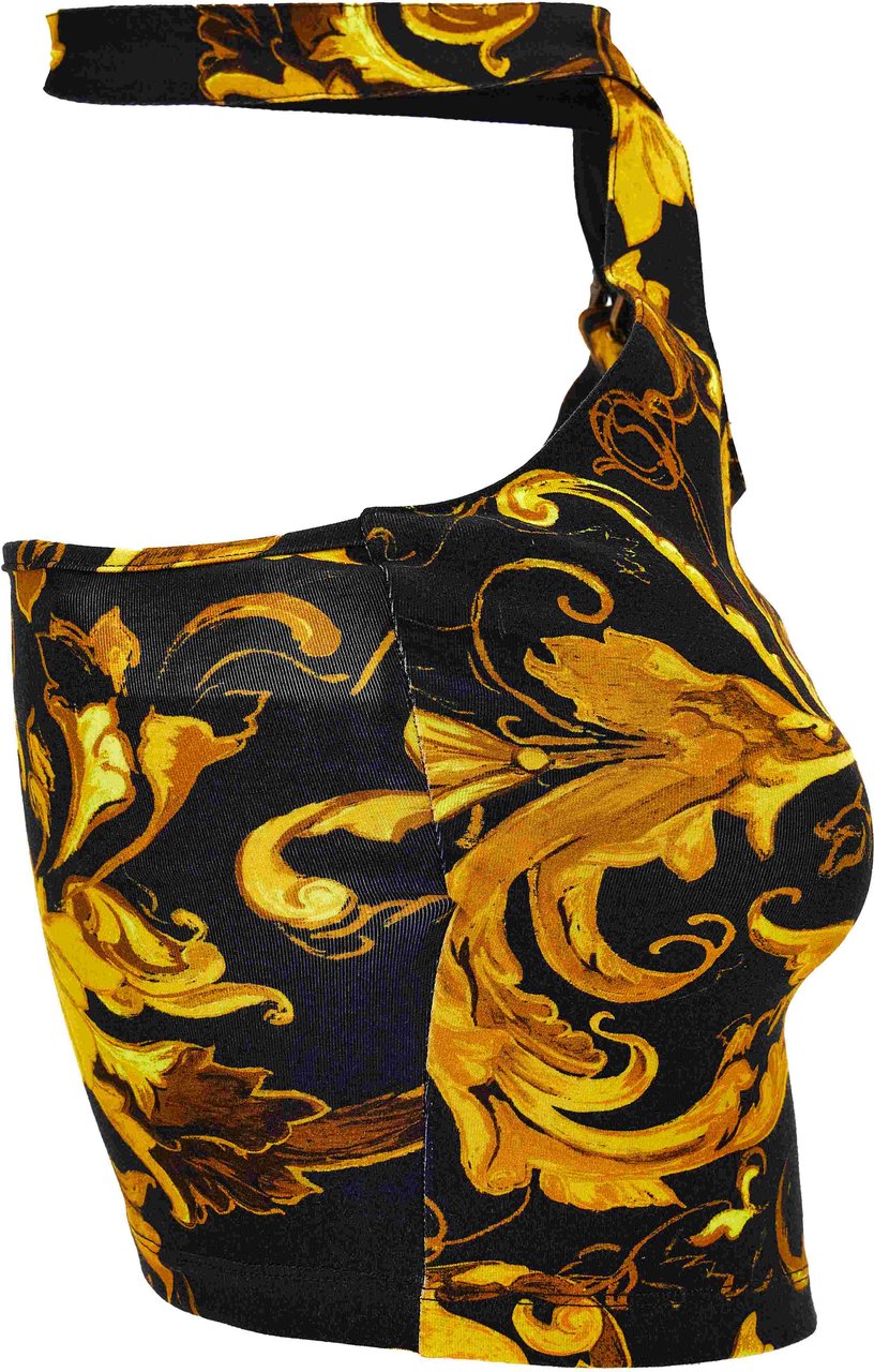 Versace Top Black Zwart