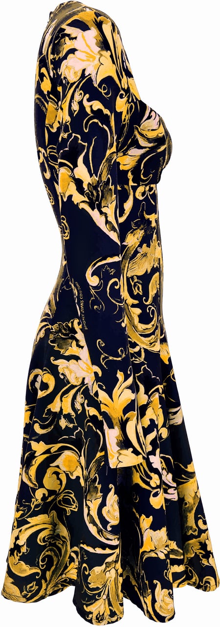 Versace Dresses Black Zwart