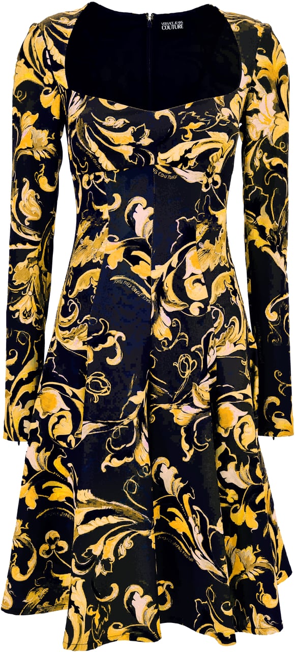 Versace Dresses Black Zwart