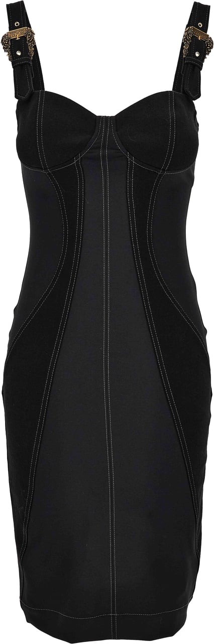 Versace Dresses Black Zwart