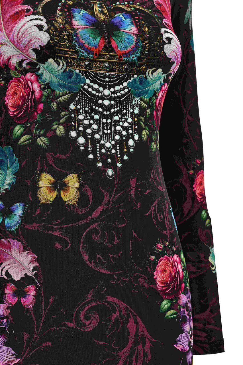 Versace Dresses Black Zwart